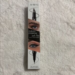 Curved Eyebrow Ink Pen - Black